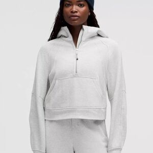 Lululemon 1/2 zip scuba hoodie